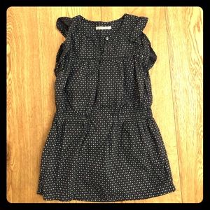 Monoprix girls navy cotton jumper size 3